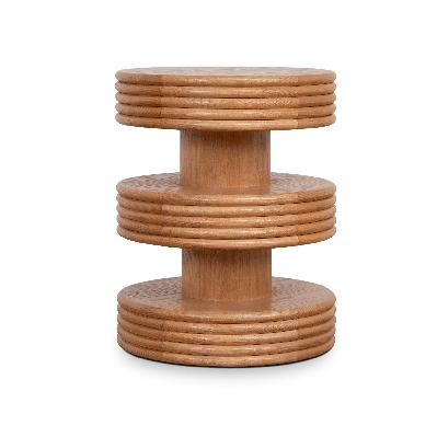 nohr 42cm side table - natural