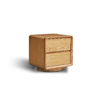 cavaro 52cm tassie oak bedside table - natural