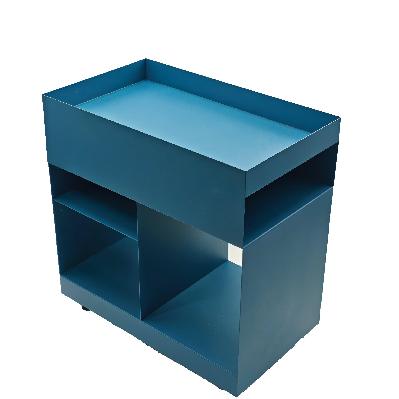 breska 60cm side table - navy blue