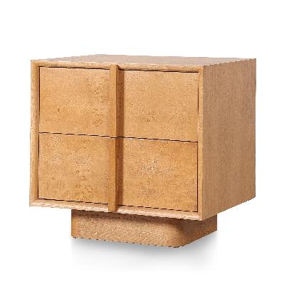 benvolio 52cm bedside table - natural