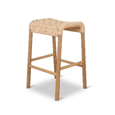 easton 65cm bar stool - natural