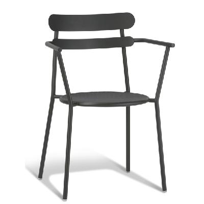 lune amrchair - antic iron