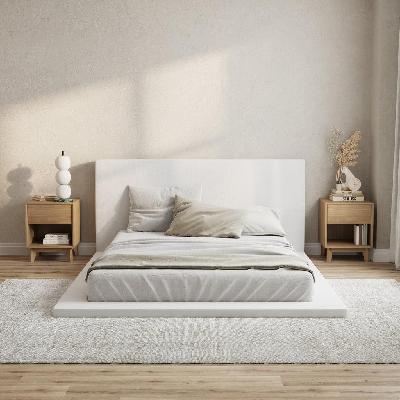 cloud bed low pile chinelle soft white king