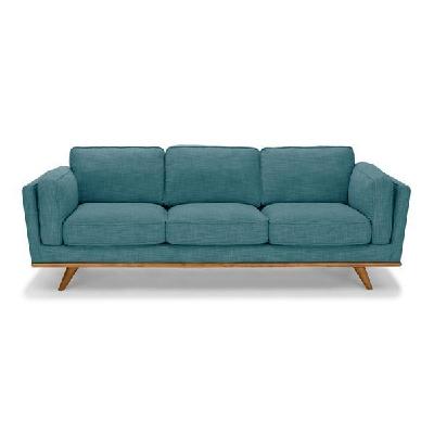 3+2 seater sofa teal fabric lounge set for living room couch with wooden frame 