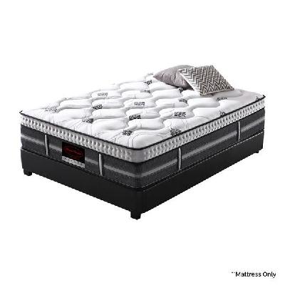 queen mattress in gel memory foam 5 zone pocket coil deep quilting plush 