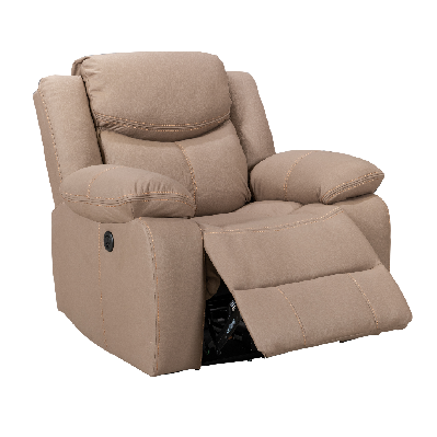 urban power motion electric recliner chair - brown 