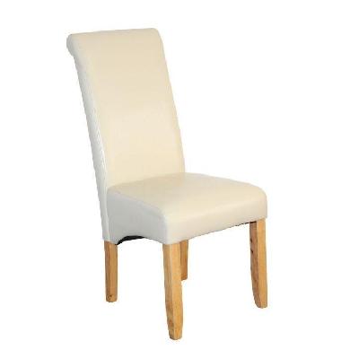 avalon dining chair blonde/ivory 