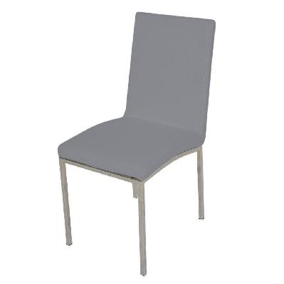 bari dining chair - light grey, plain/no pattern 