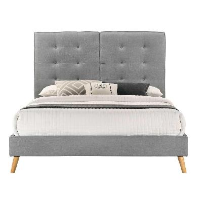 marley fabric upholstered queen bed 