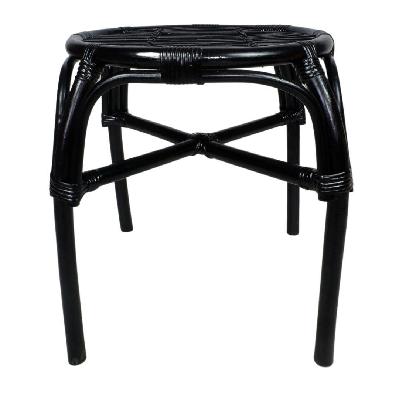 key largo side table/stool - black 