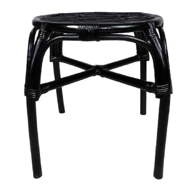 key largo rattan side table/stool 