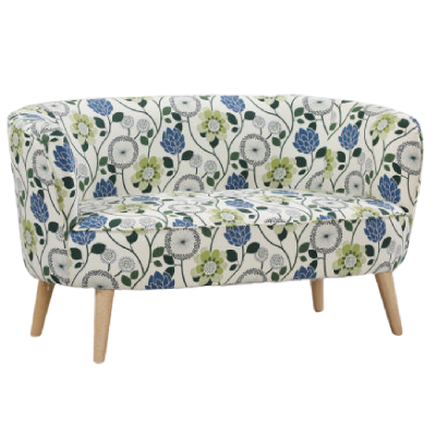 stamford 2 seater sofa upholstered in digital print fabric 