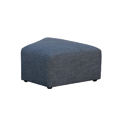 henri ottoman -fiesta - charcoal 