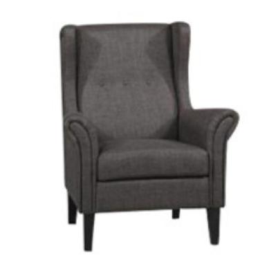 urbane chair upholstered in key west timber legs - black 