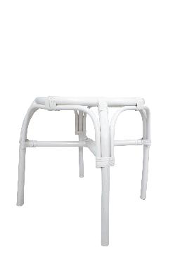 key largo side table/stool - white 