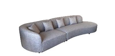 willoughby sectional chaise upholstered in domus fabric 
