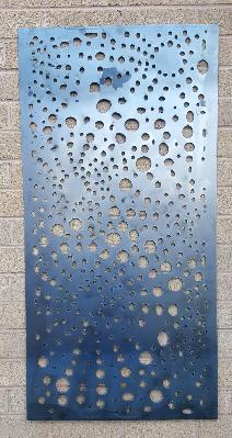 circular pattern design privacy screen decorative panel 