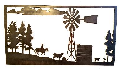 australia country landscape metal wall art 1200mm x 600mm 