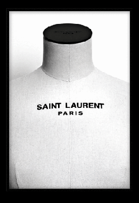 ysl couture 80x110cm / unframed 