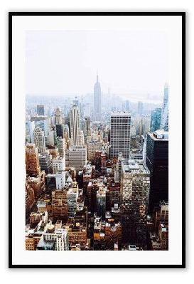 autumn in new york medium 60x90cm / gold 