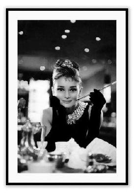 breakfast at tiffany small 50x70cm / white 