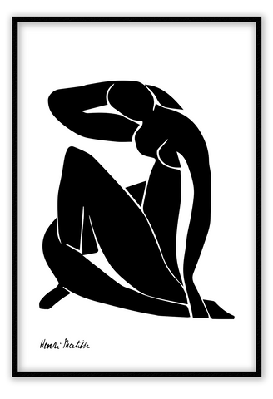 contorno small 50x70cm / black 