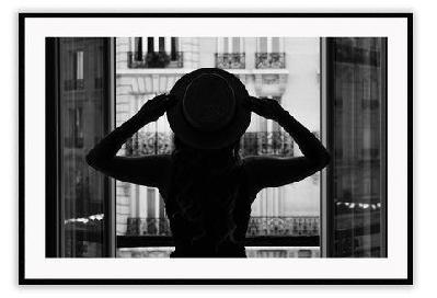 firenze small 50x70cm / black 