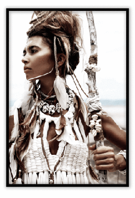 warriors 50x70cm / black 