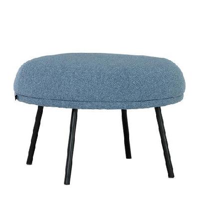 justy footstool/ ottoman 63.5cm - marble blue 