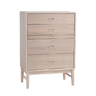 hayton tall ideboard 70cm - white oak 