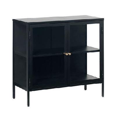 carmel sideboard 2 doors 90cm - black 