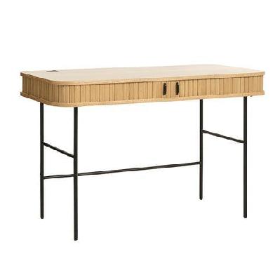 nola study desk 120cm - natural 