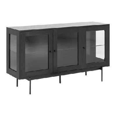 kreman sideboard buffet 140cm - black 