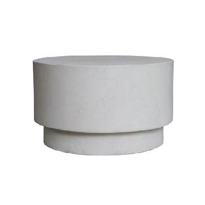 rocco coffee table 60cm - white concrete 