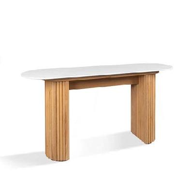 fleur console table 140cm - oak