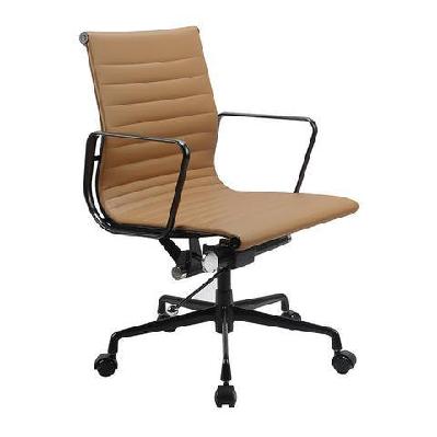 dakin low back office chair - tan and black 
