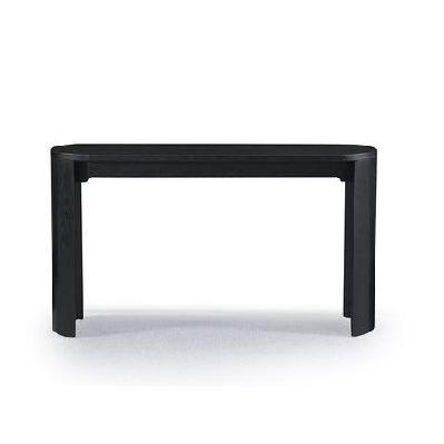zana console table 140cm - black ash 