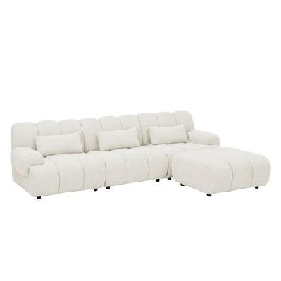 dakota 3 seater reversible sofa - beige 