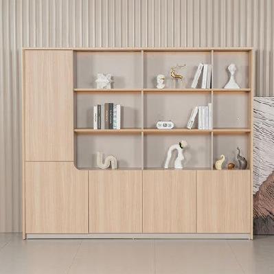 orban 240cm wall storage and display unit – oak