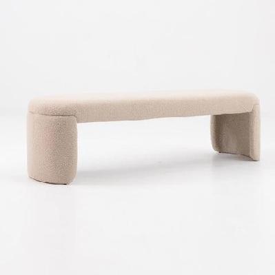 detta 2 seater bench 160cm  - cream