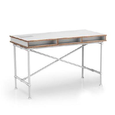 parker study desk 1.2m - white 