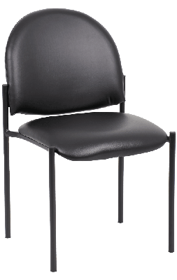 stacking visitors chair pu 