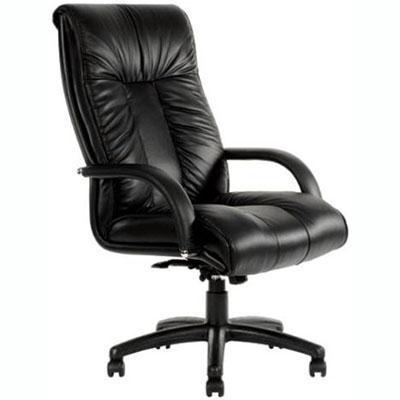 statesman executive chair high back arms pu black 