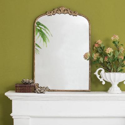 gold decorative wall mirror – statement piece