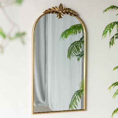 henley tall gold wall mirror