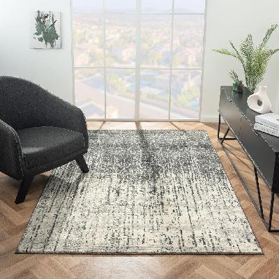 astor 482 ebony designer rug 160x230 cm 