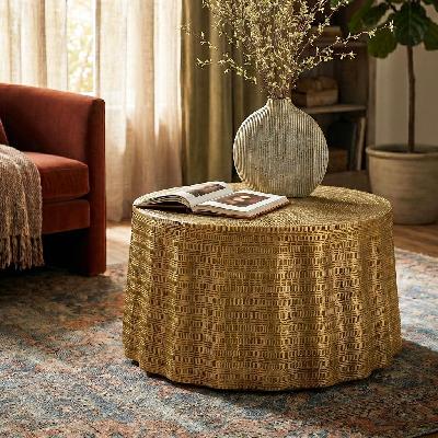 cove patterned coffee table