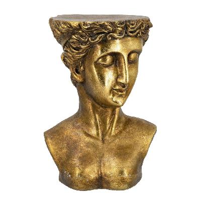 sculptural face side table – contemporary accent