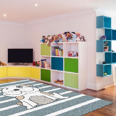 kidszoo 2440 blue rug 200x290 cm