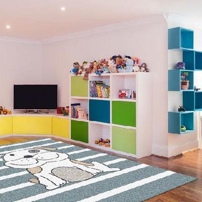 kidszoo 2440 blue rug 160x230 cm